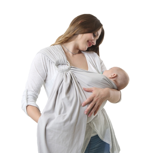 Babywickelträger, Neugeborenen-Ringelriemen aus Bio-Baumwolle, perfekte Stillhülle für Kleinkinder